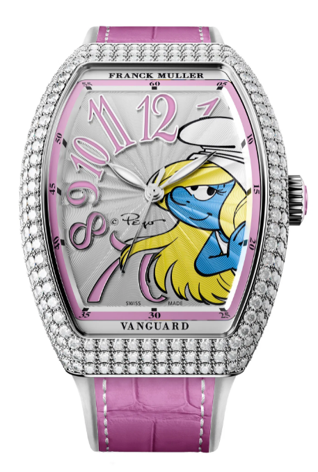 Franck Muller Vanguard Smurfette Replica Watch V 32 SC AT FO D SMURFETTE (RS) Franck Muller Vanguard Smurfette Replica Watch V 32 SC AT FO D SMURFETTE (RS)